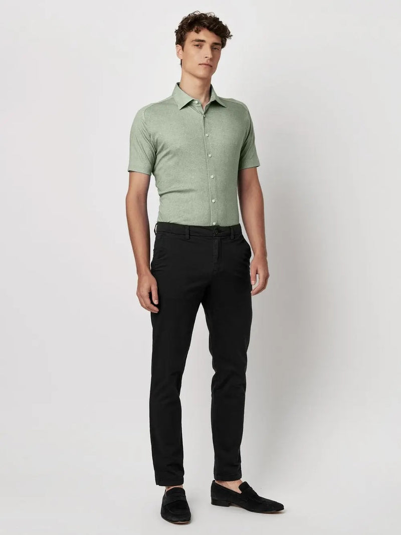 Kent Flex SS Shirt 606 - Green