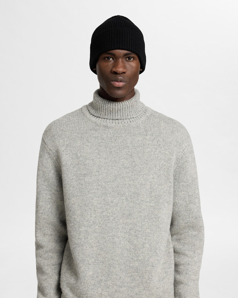 Mason Merino Beanie - Black