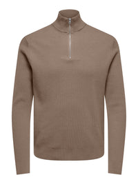 Phil Genser Half Zip - Desert Taupe