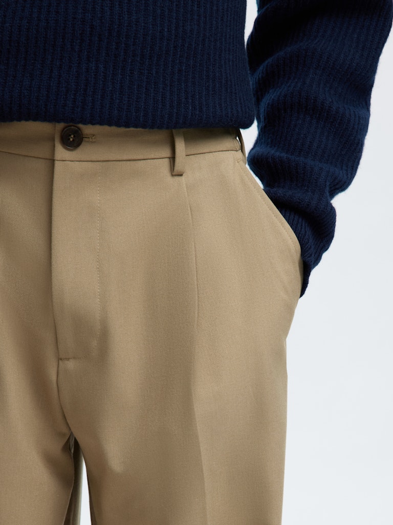 Finn Loose Flex Pants - Greige