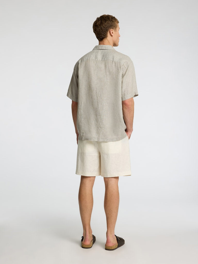 Kylian Linskjorte SS - Vetiver