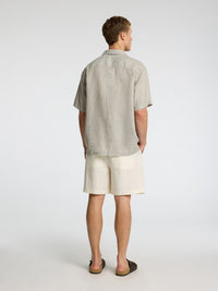 Kylian Linskjorte SS - Vetiver