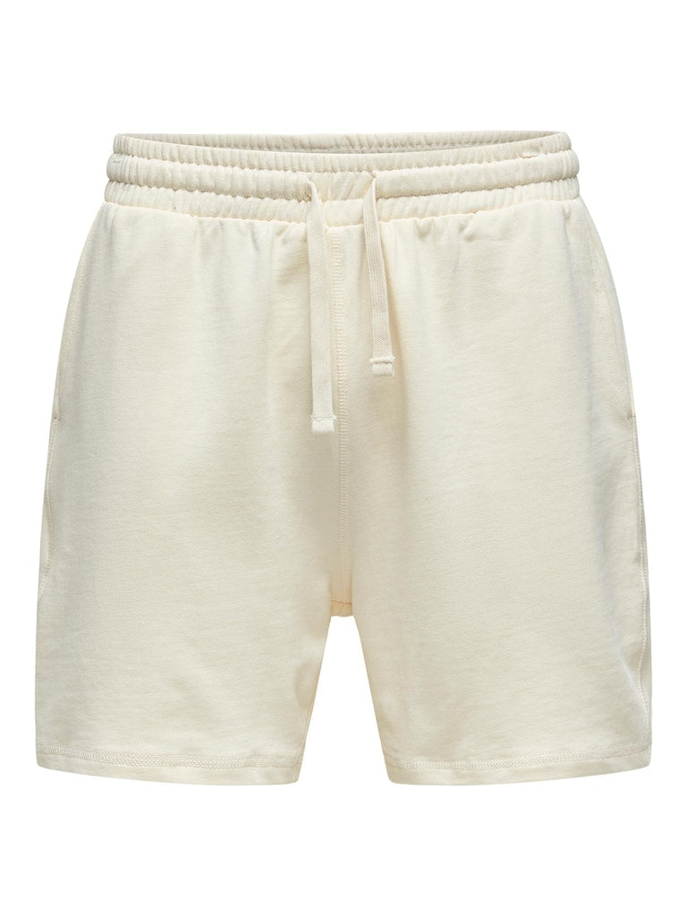 Karl Sweat Shorts - Antique White