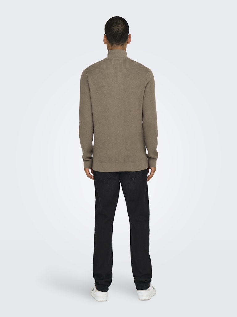 Phil Genser Half Zip - Desert Taupe
