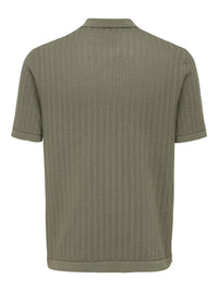 Moon Strikket Polo - Bungee Cord