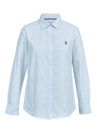 Gina Oxford Skjorte - Light Blue Stripes
