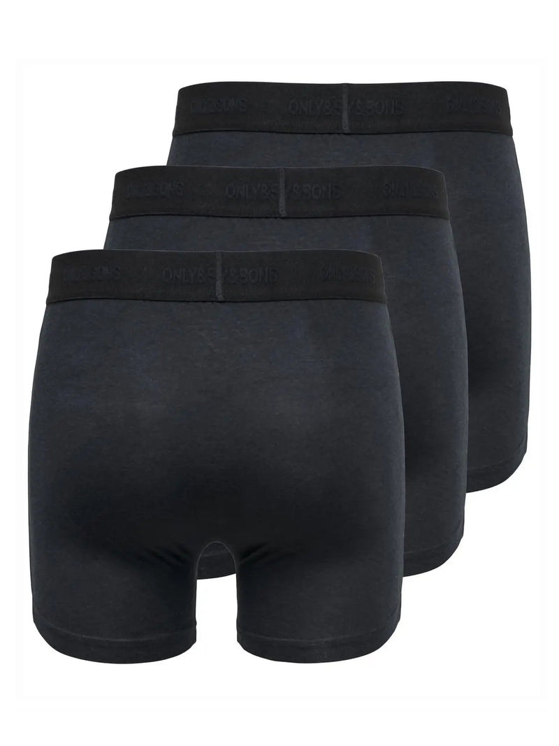 3-pack Fitz Boxer Bambus - Black Only & Sons