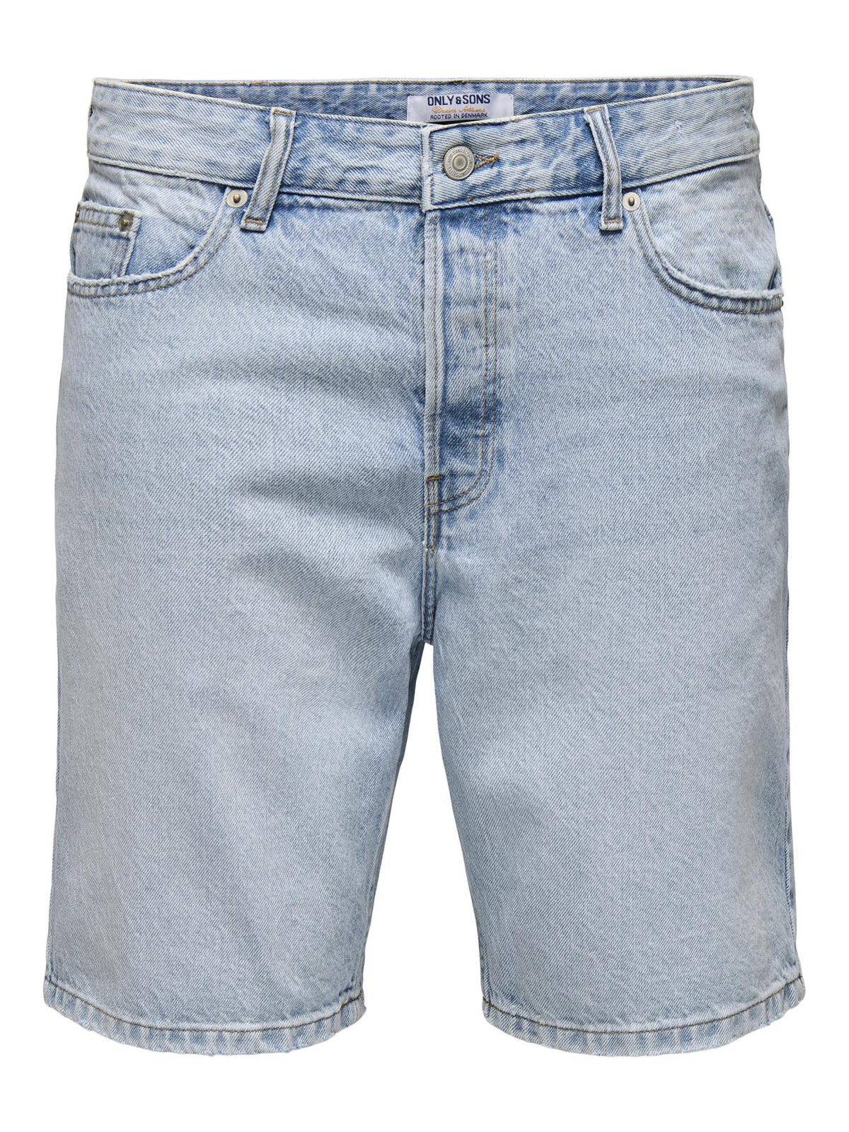 Edge Denim Shorts 2041 - Light Blue Denim