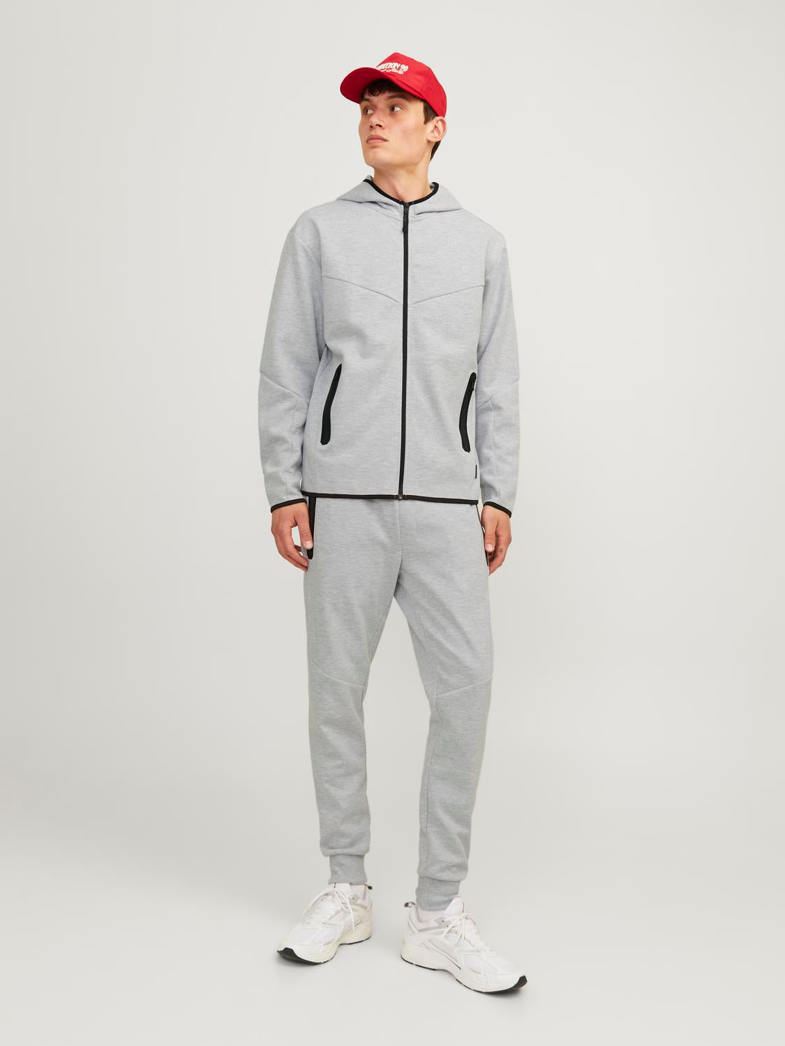 Fusion Joggebukse - Light Grey Melange