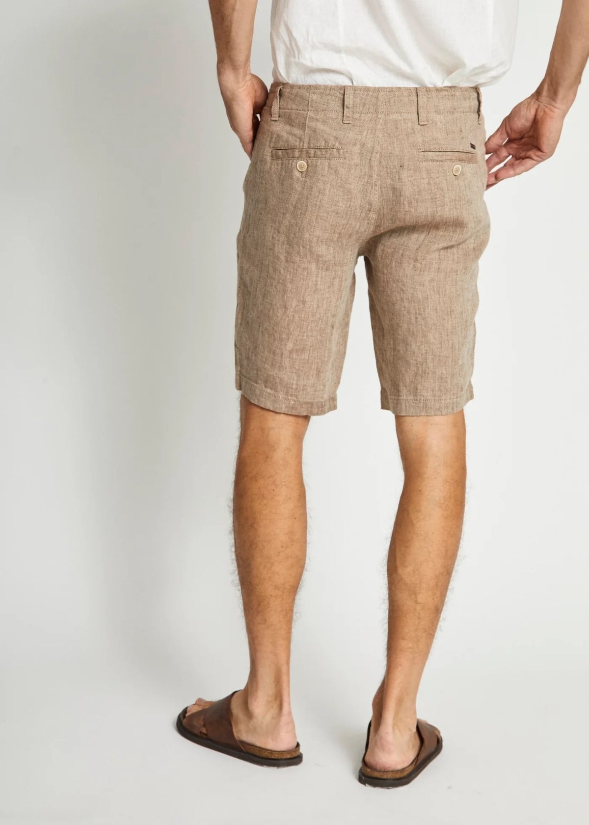Abel Linshorts - Brown