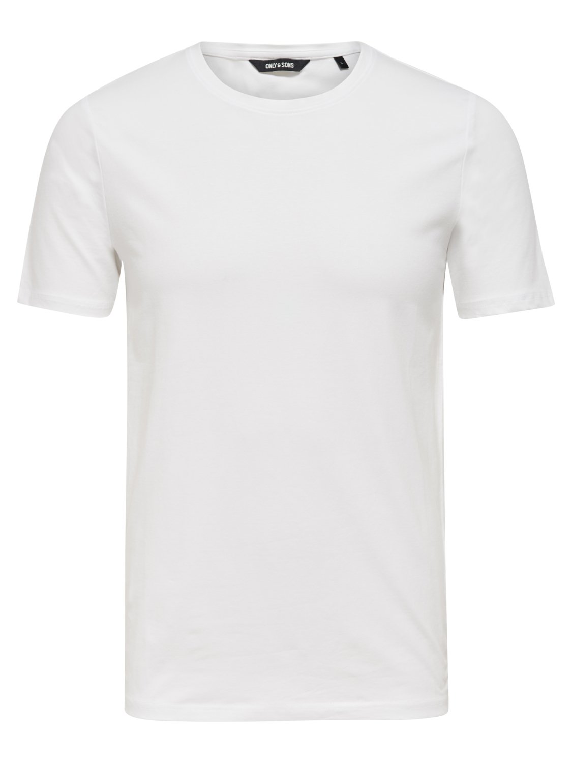 Basic Stretch T-Skjorte Rund hals - White Only & Sons