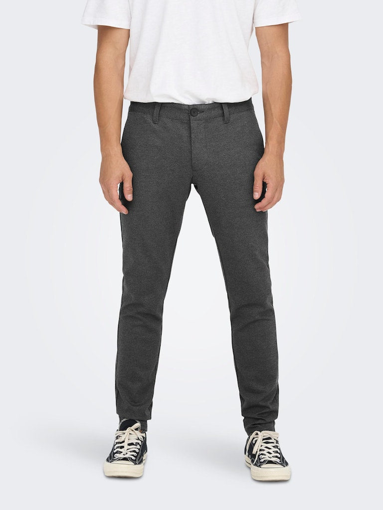 Flex pant Herringbone 2911 - Black