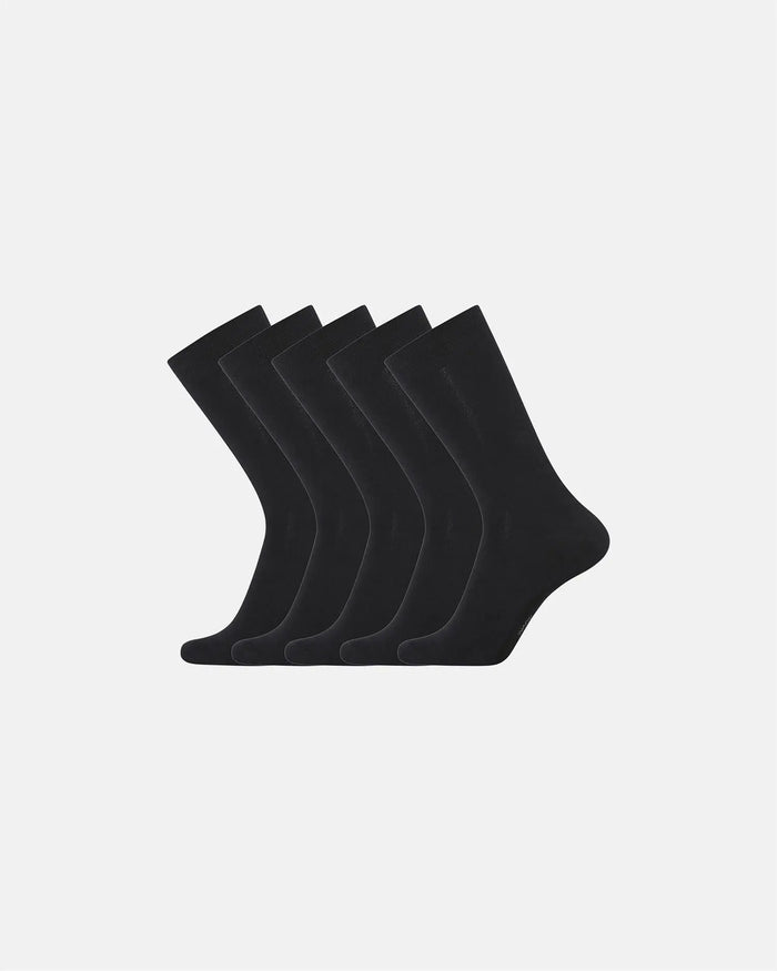 5-pack Bambussokker - Black Dovre
