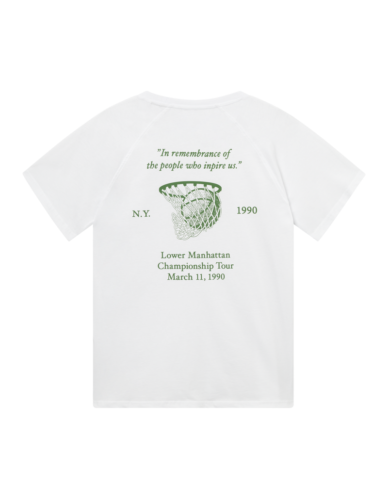 Tournament T-Skjorte - White/Vintage Green