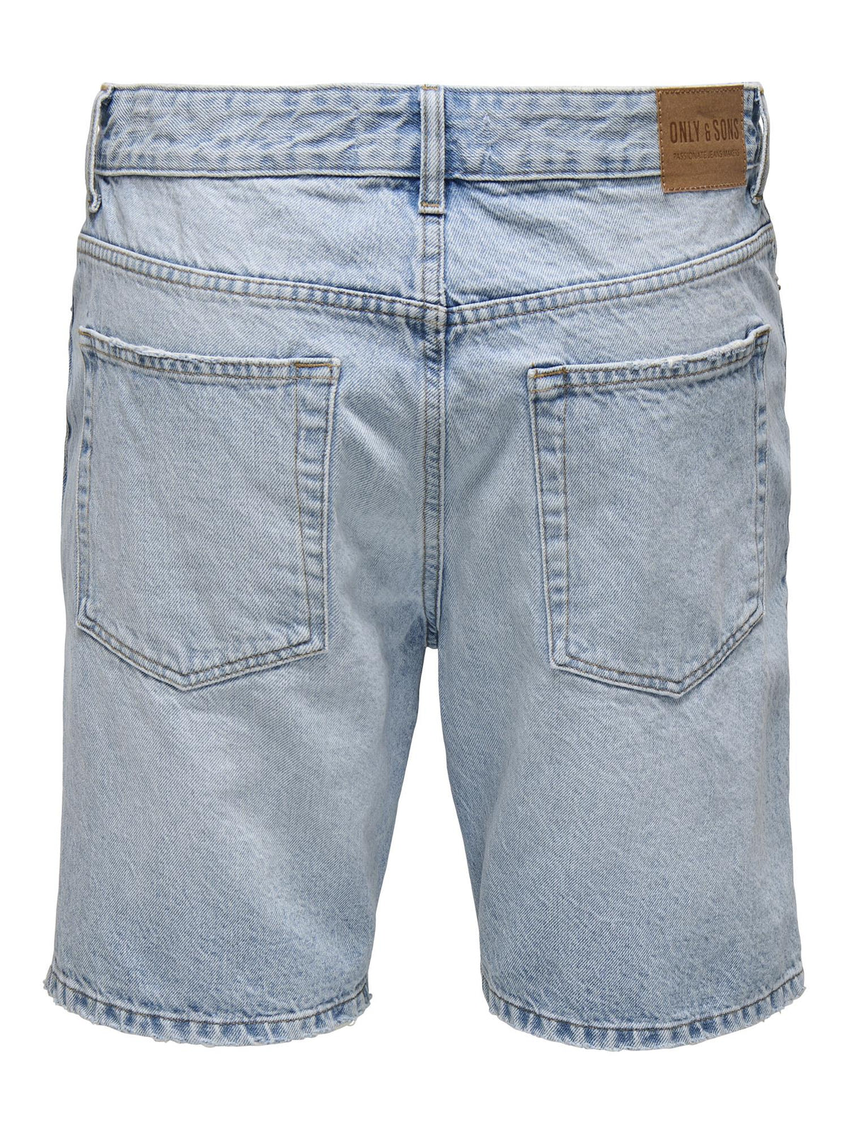 Edge Denim Shorts 2041 - Light Blue Denim