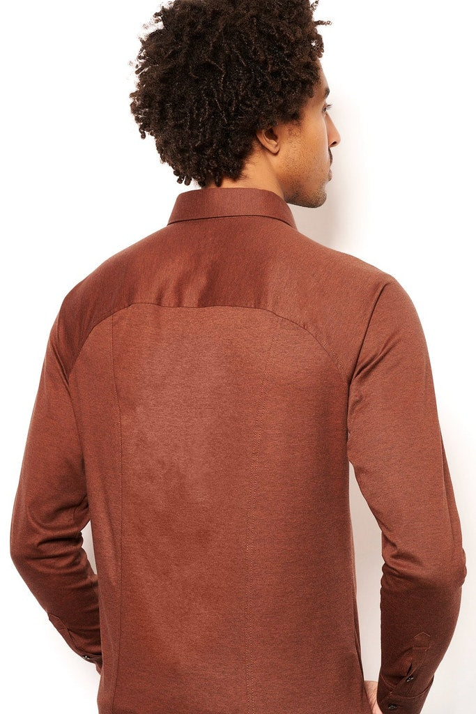 Kent Flex Shirt 851 - Rusty Brown