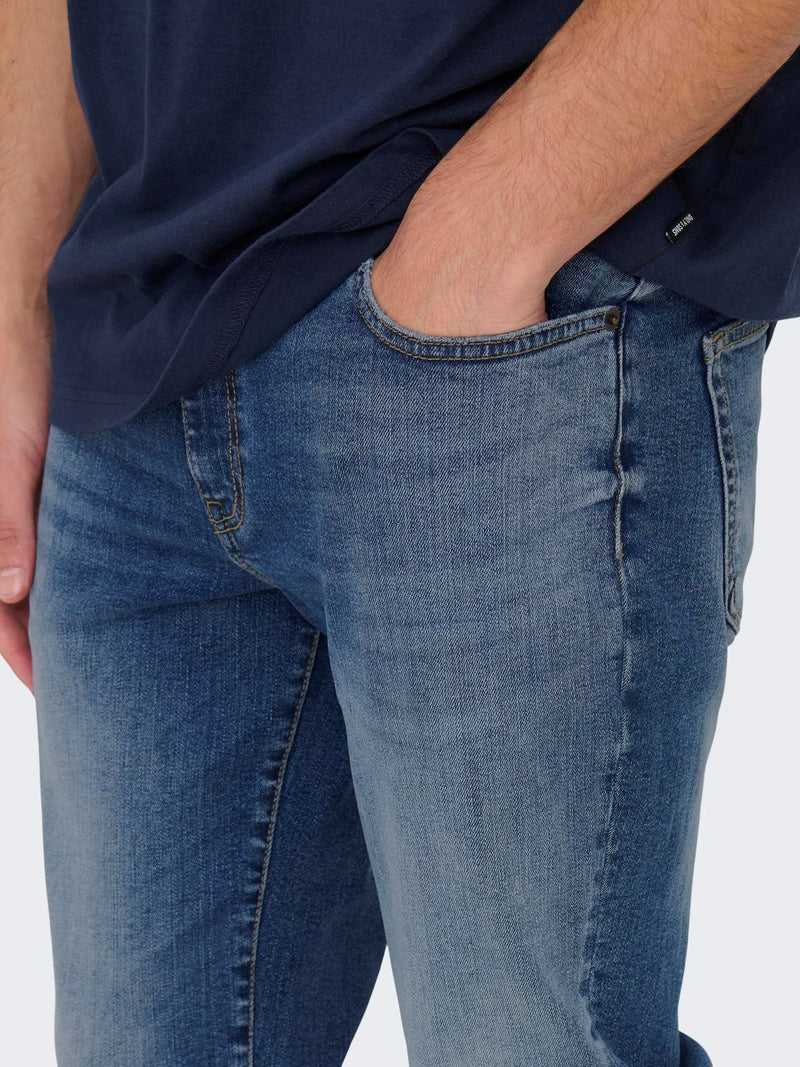 LOOM Flex Jeans Slim 6466 - Medium Blue Denim