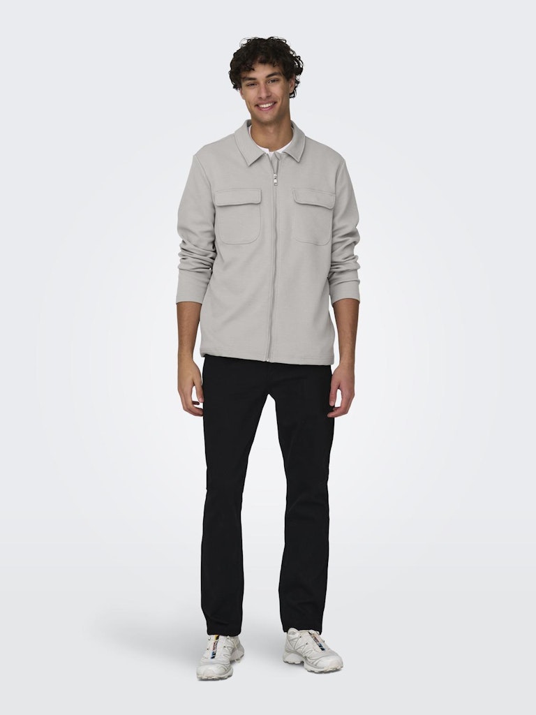 Kodyl Overshirt Full Zip - Ash