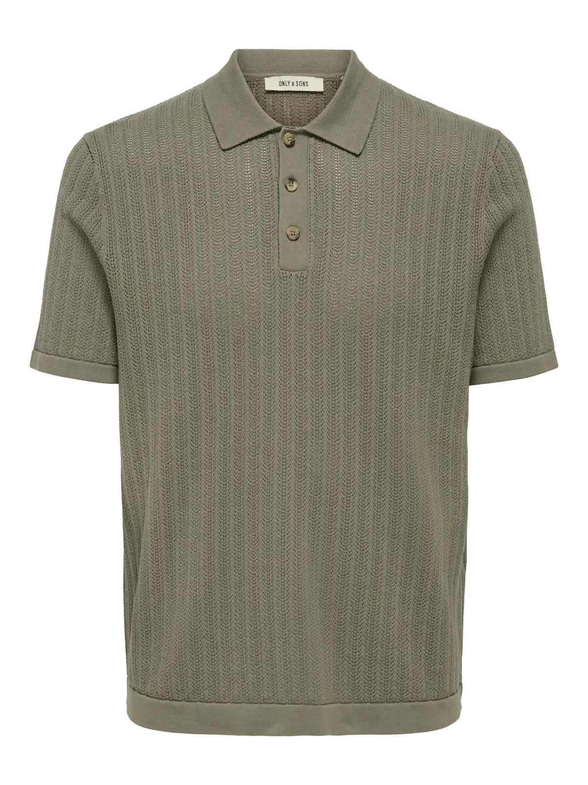 Moon Strikket Polo - Bungee Cord