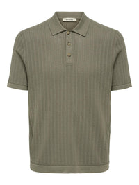 Moon Strikket Polo - Bungee Cord