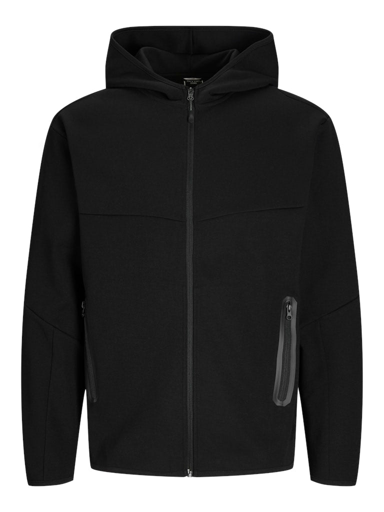 Fusion Hettegenser m/zip - Black