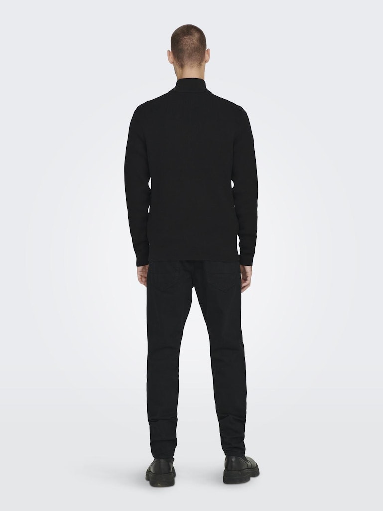 Phil Genser Half Zip - Black