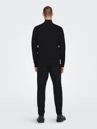 Phil Genser Half Zip - Black