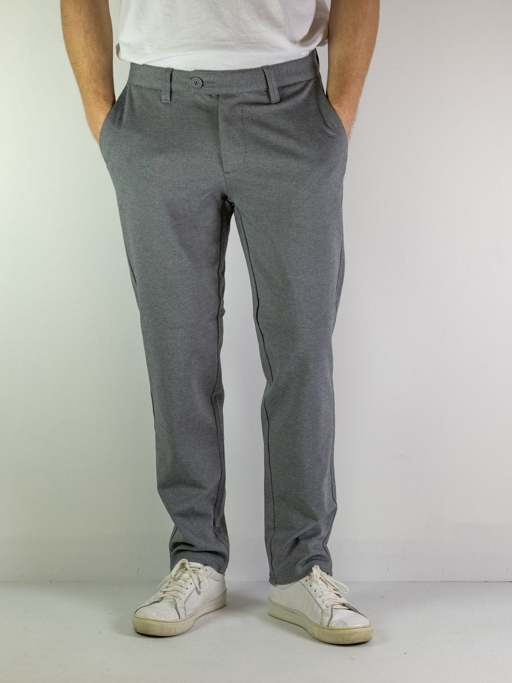 Regular Flex pant 0209 - Medium Grey Melange Only & Sons