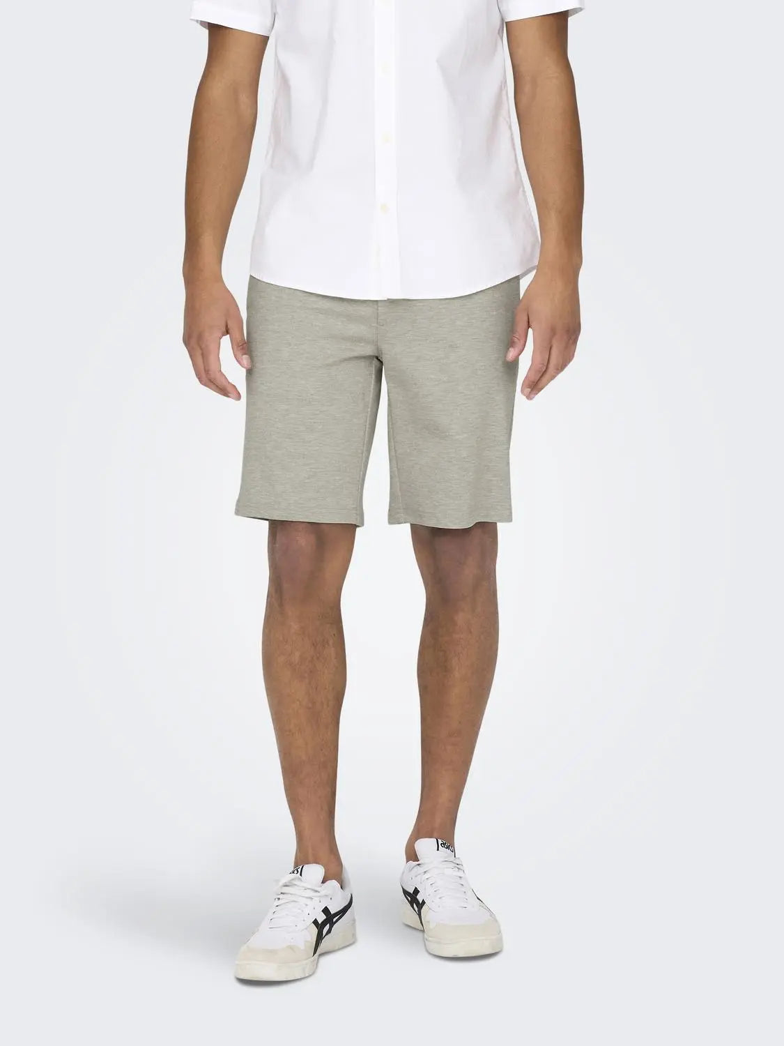 Mark Flex shorts 0209/8669 Melange - Chinchilla Only & Sons