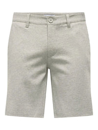 Mark Flex shorts 0209/8669 Melange - Chinchilla Only & Sons