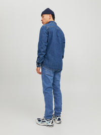 Mike Regular Flex Jeans 385 - Blue Denim