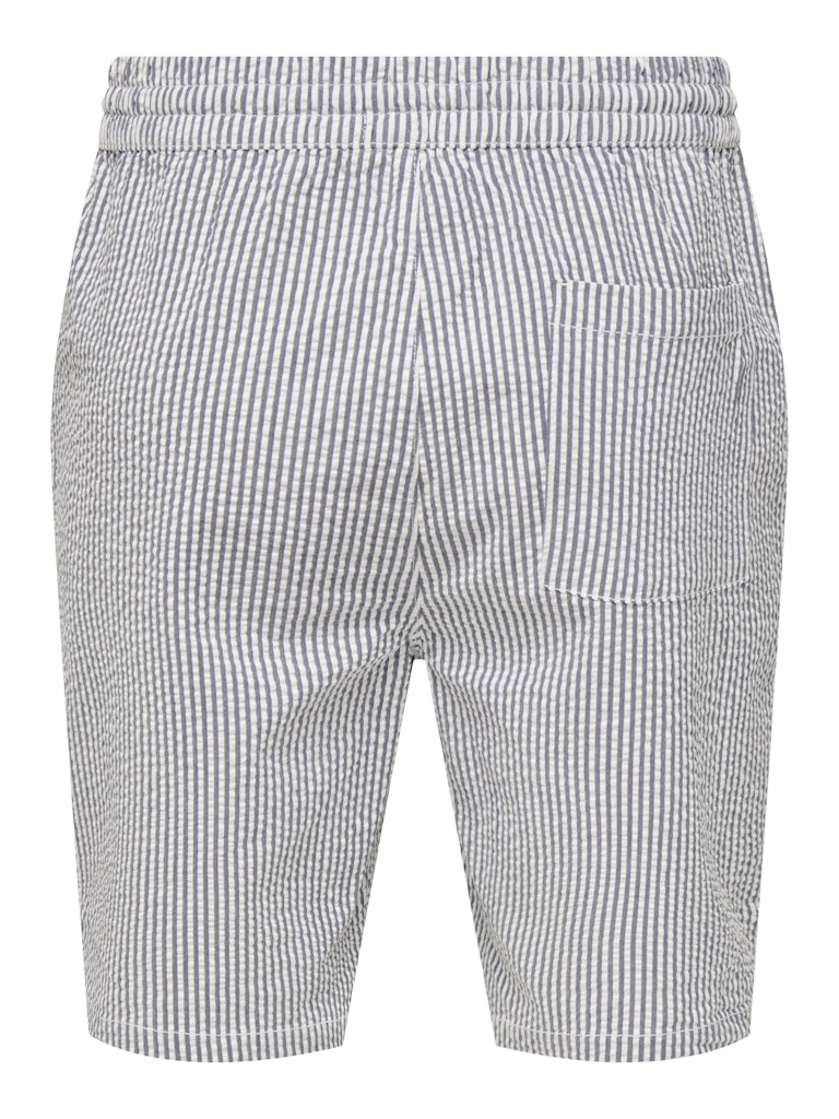 Sinus Seersucker Shorts 0267 - Naval Acadamy Stripes