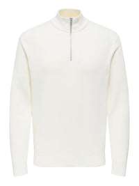 Phil Genser Half Zip - Cloud Dancer