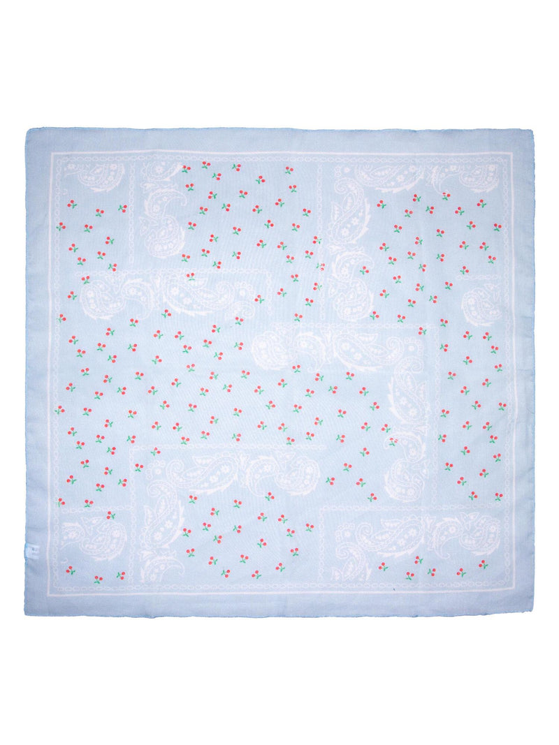 Skjerf Kirsebær - Blå