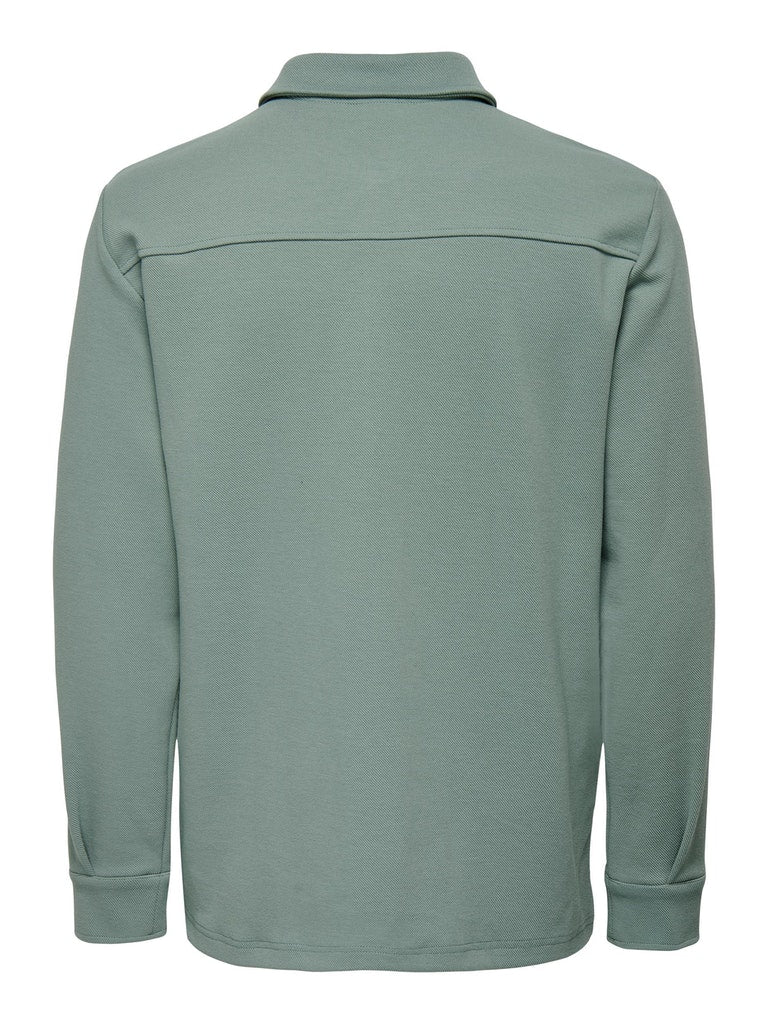 Kodyl Overshirt - Chinois Green/Castor Grey