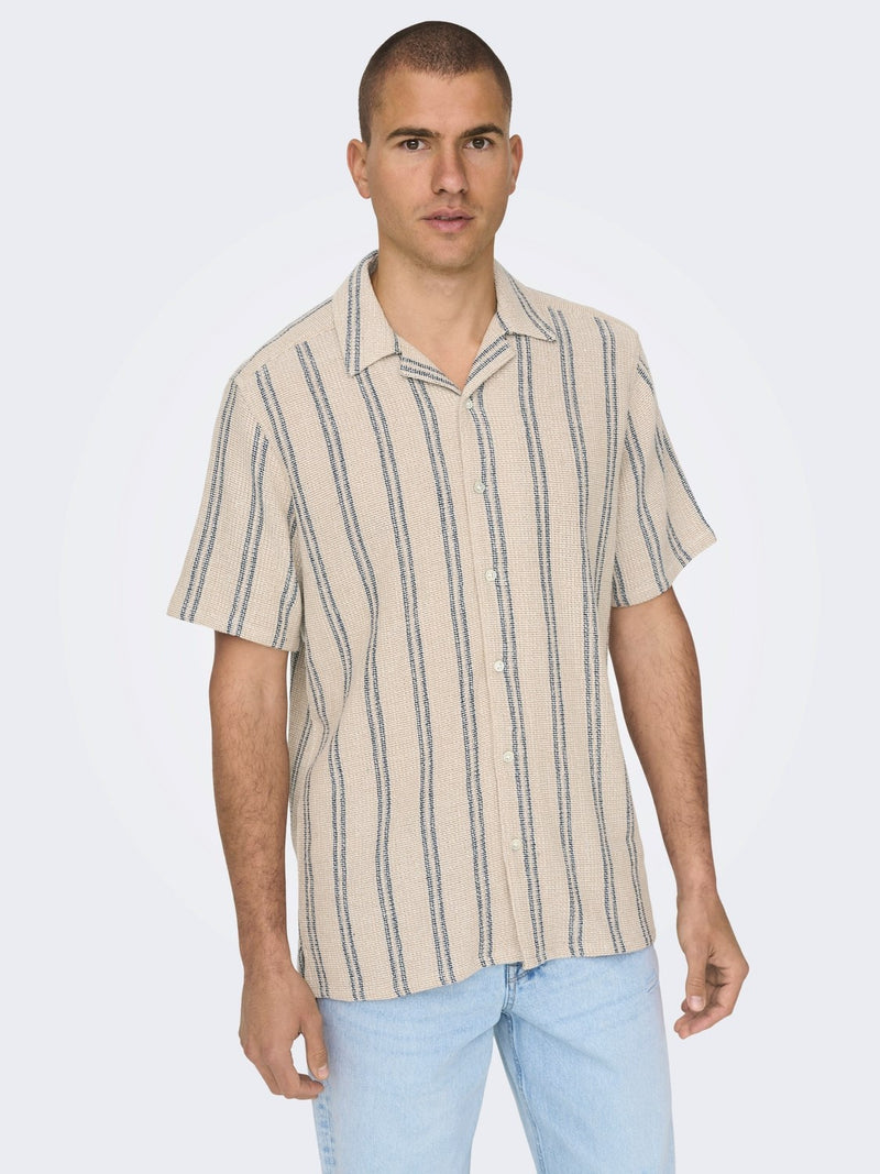 Trev Resort Skjorte - Vintage Khaki
