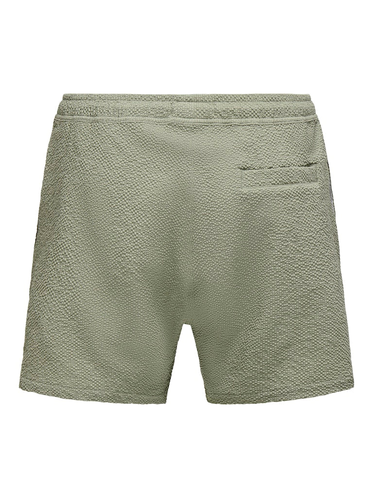 Ted Badeshorts Life Seersucker - Seagrass