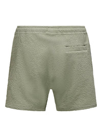 Ted Badeshorts Life Seersucker - Seagrass