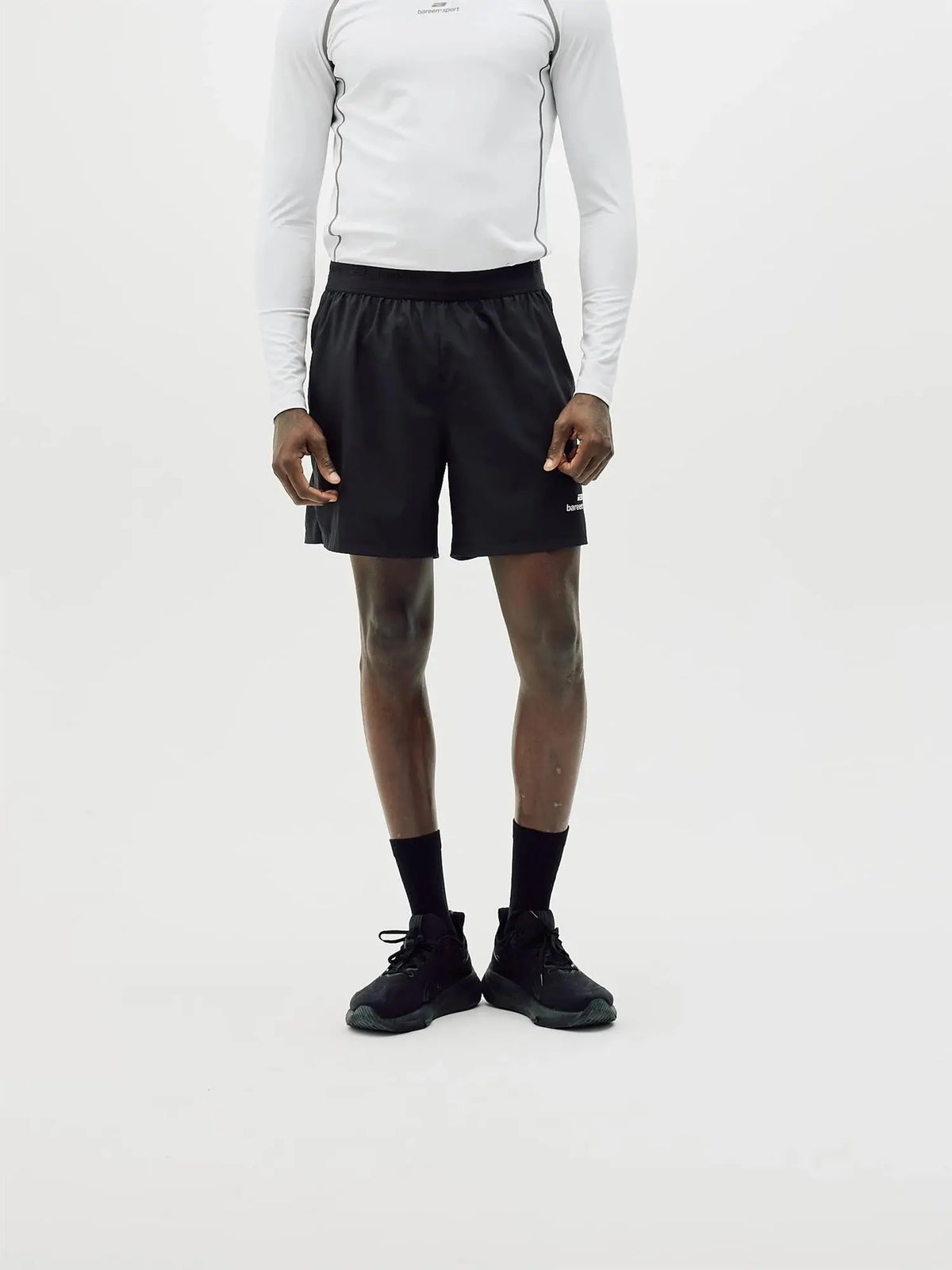 Active Shorts - Black Bareen