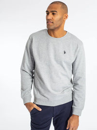 Adler Sweat Rund Hals - Grey Melange U.S. Polo Assn.