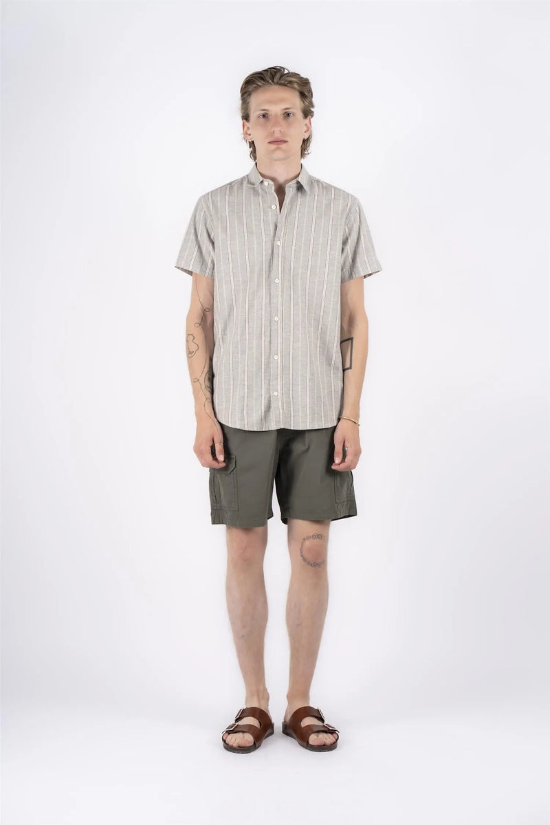 Aggasi Linskjorte SS - Green Shadow Marcus