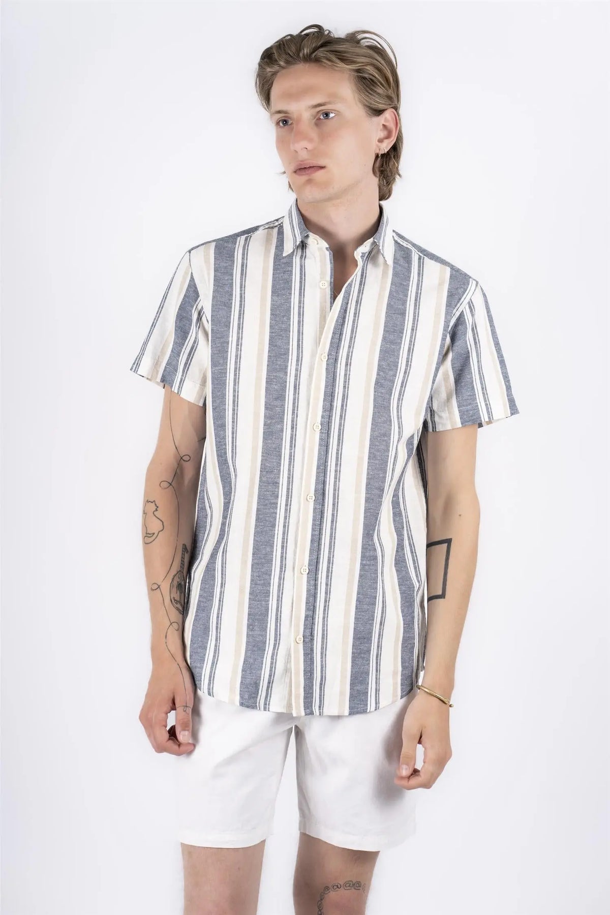 Aggasi Linskjorte SS - Off-White Marcus