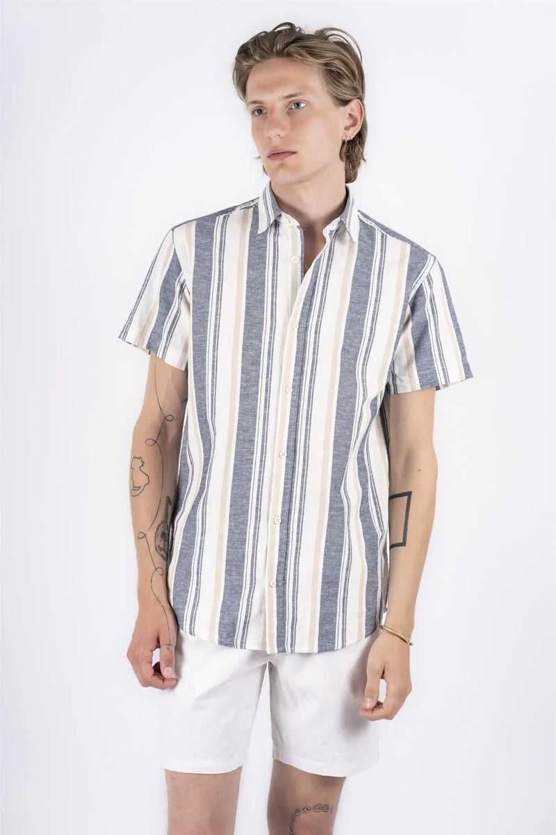 Aggasi Linskjorte SS - Off-White Marcus