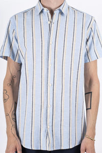 Aggasi Linskjorte SS - Summer Blue Marcus