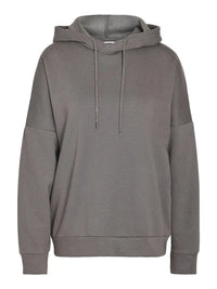 Alden Oversized Hettegenser - Charcoal Gray Noisy May