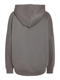 Alden Oversized Hettegenser - Charcoal Gray Noisy May