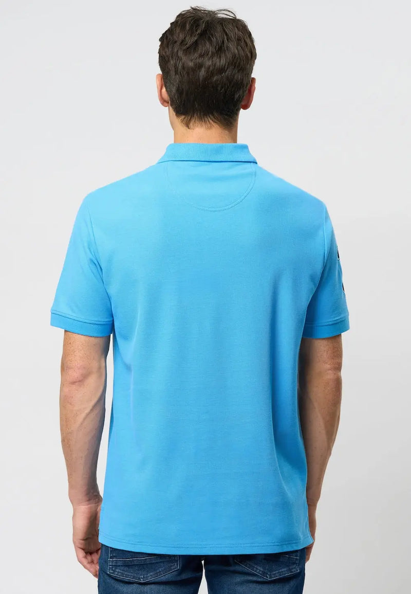Alfredo Polo Pique - Azure Blue U.S. Polo Assn.