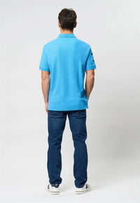 Alfredo Polo Pique - Azure Blue U.S. Polo Assn.