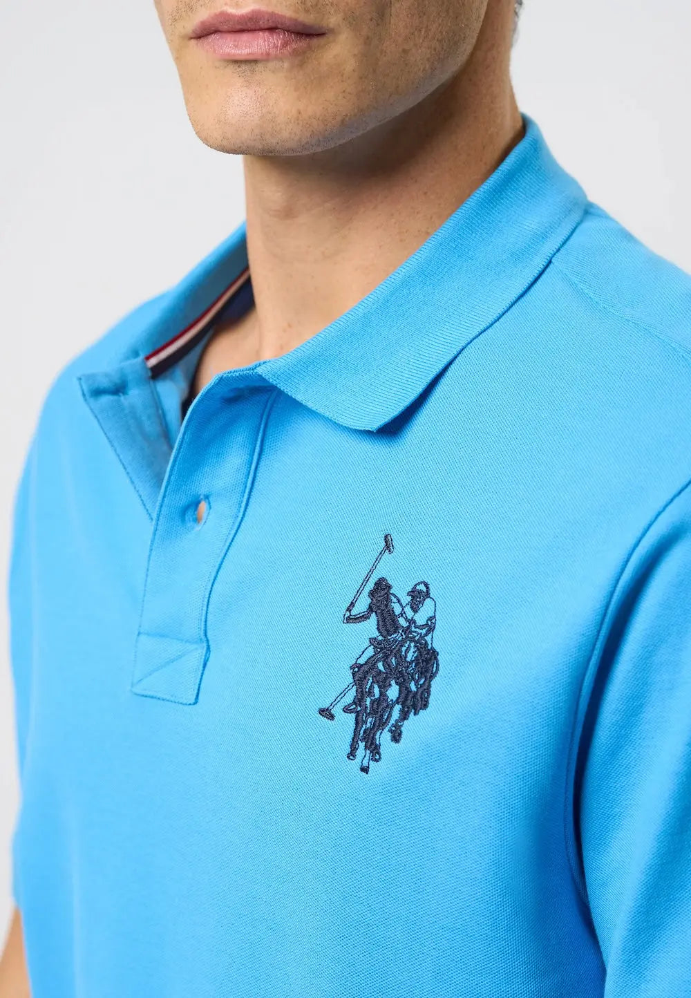 Alfredo Polo Pique - Azure Blue U.S. Polo Assn.