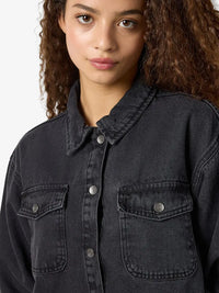Alva Denimskjorte 387 Lang - Black Denim Noisy May